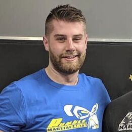 Coach Spyros at Rumble Martial Arts in Keswick.