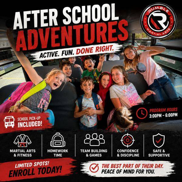After School Adventures — active, fun, done right. School pick-up included.